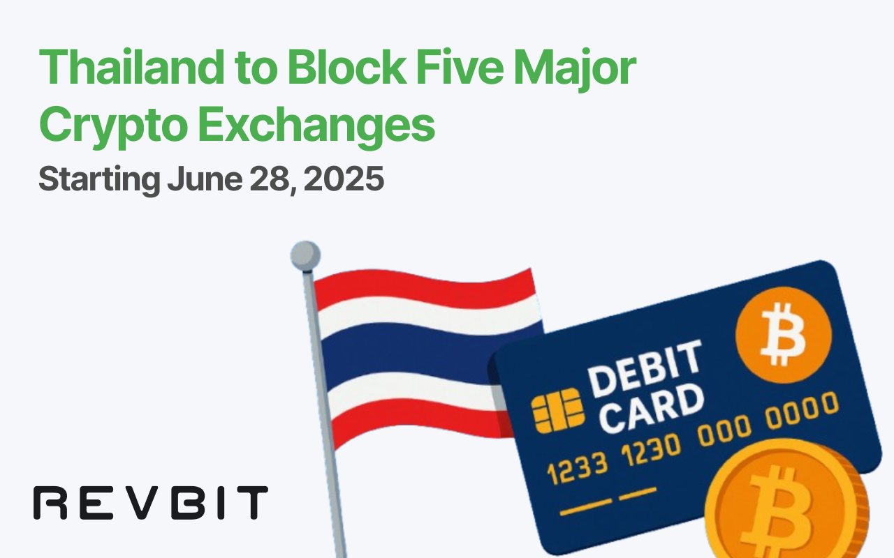 Thailand to Block Five Major Crypto Exchanges Starting June 28, 2025