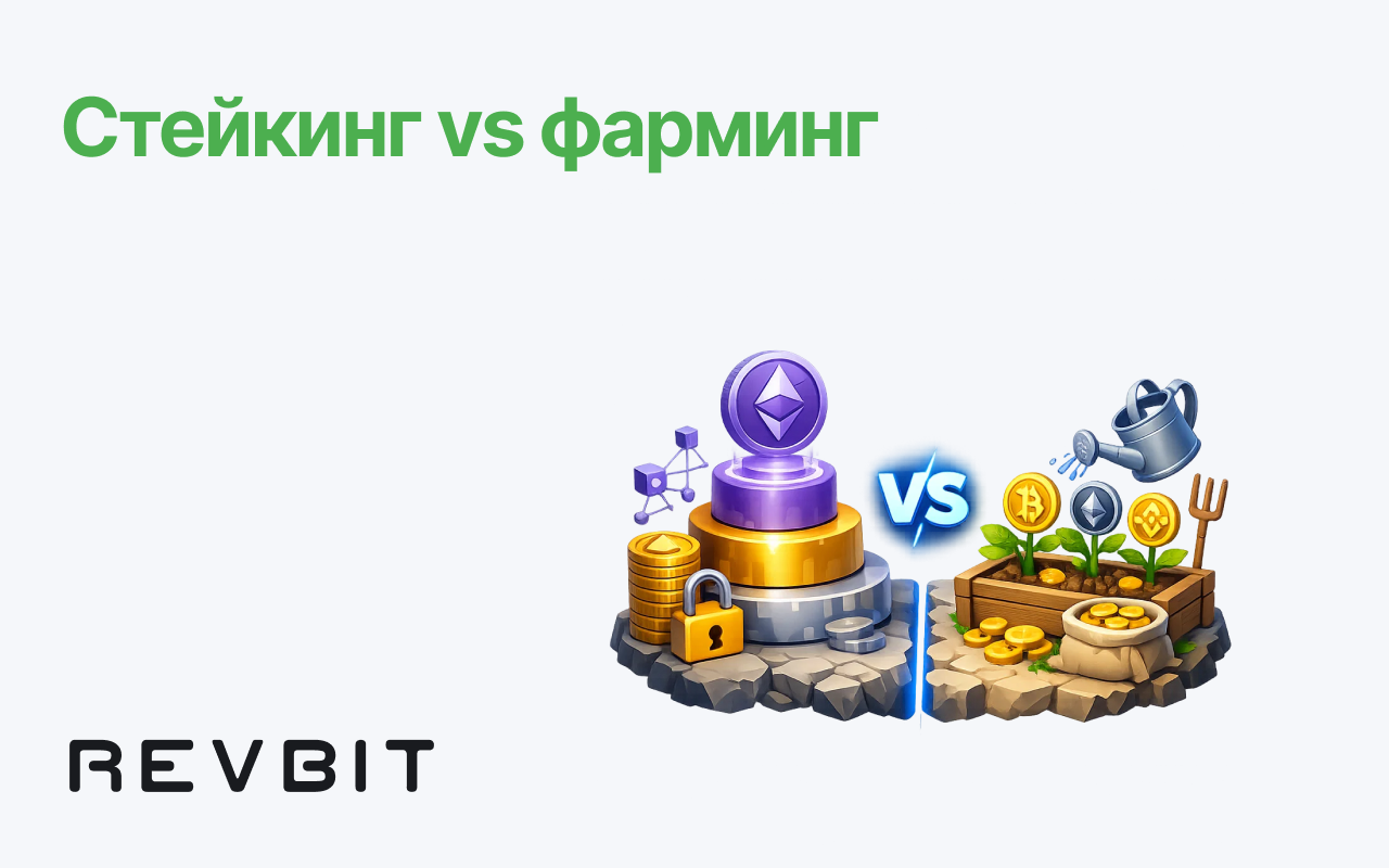 Стейкинг vs фарминг: полное сравнение