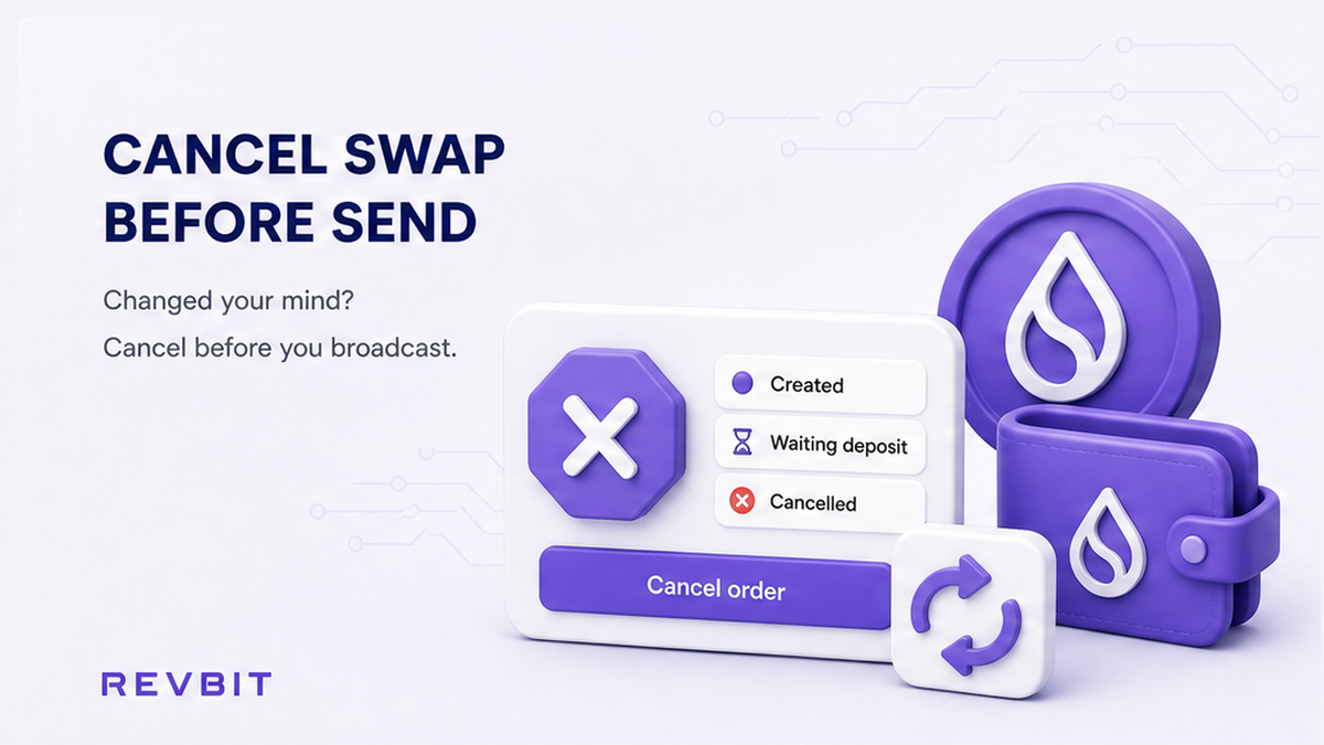 How to Cancel a Crypto Swap Order (Before and After You Send)