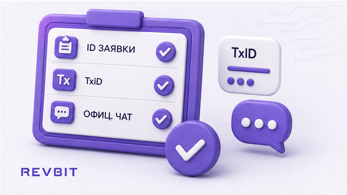 Чеклист после отправки: ID заявки, TxID и официальная поддержка