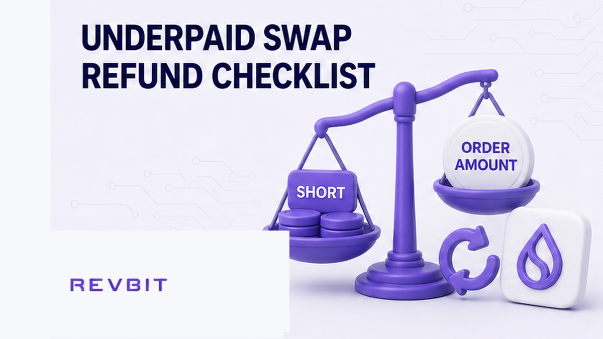 How to Fix an Underpaid Crypto Swap (Refund or Continue Checklist)