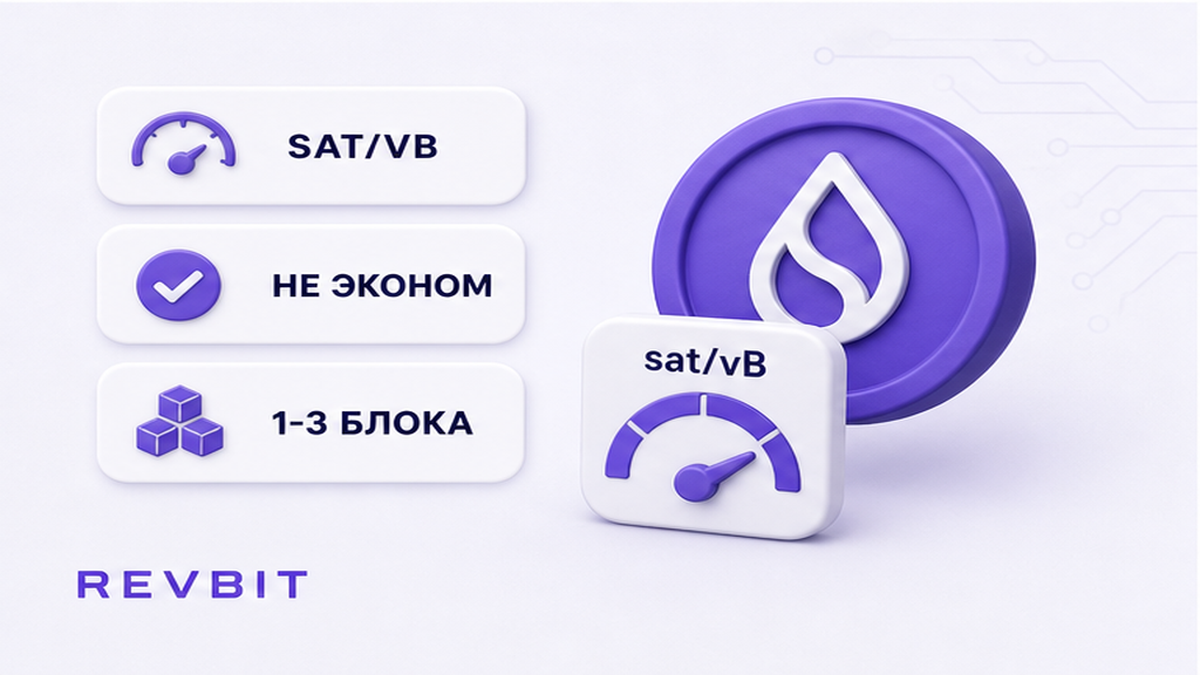 Чипы комиссии кошелька: ставка sat/vB с мемпула вместо пресета эконом