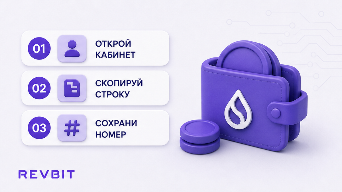 Три шага копирования реферальной строки из кабинета