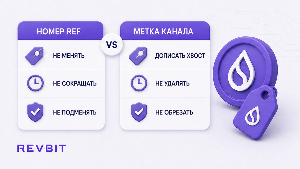 Сравнение сохранённого номера и дописанной метки канала