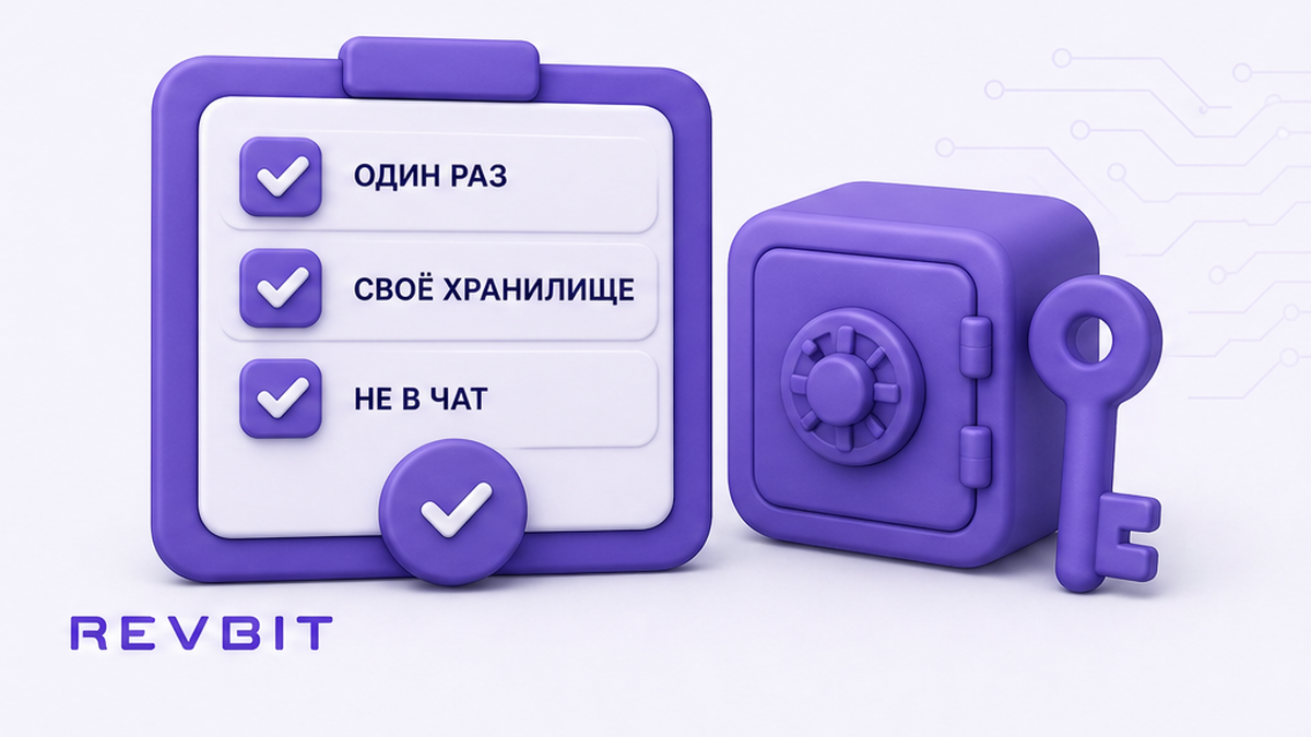 Чеклист хранения HMAC-секрета: один раз, хранилище, не в чат