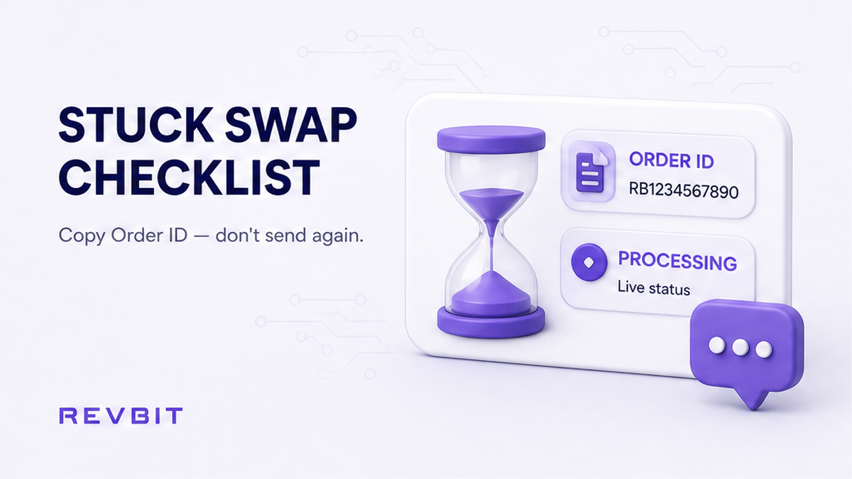 How to Check a Stuck Crypto Swap (Order Status Checklist)
