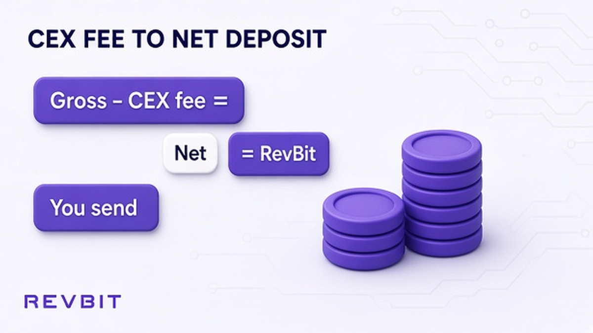 Infographic: CEX withdrawal fee so net equals the deposit amount